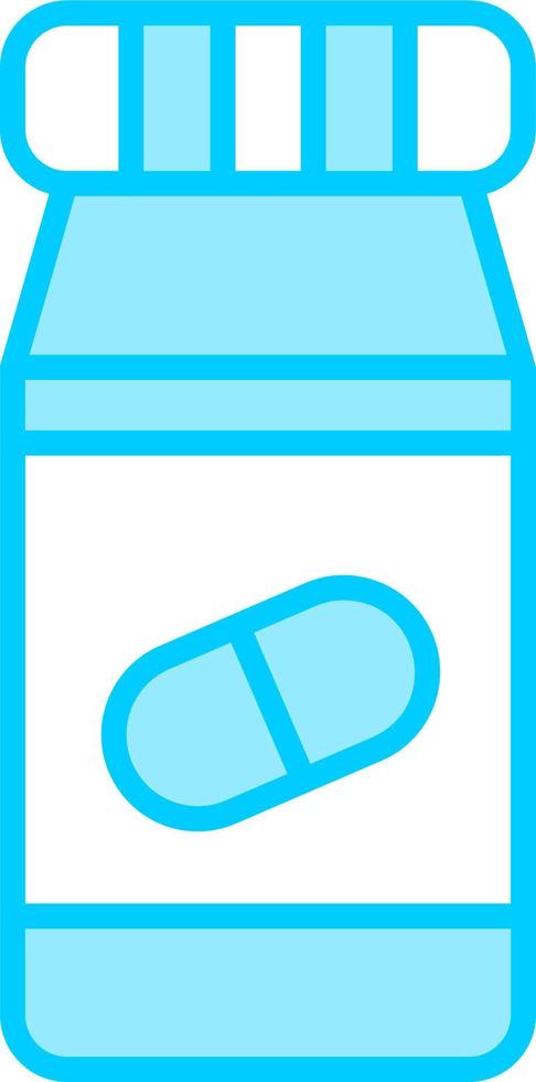 Pills Bottle Vector Icon