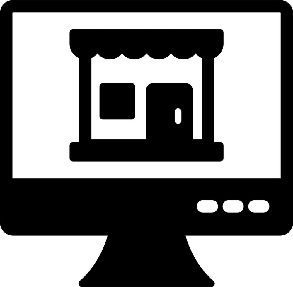 Online Shop Vector Icon