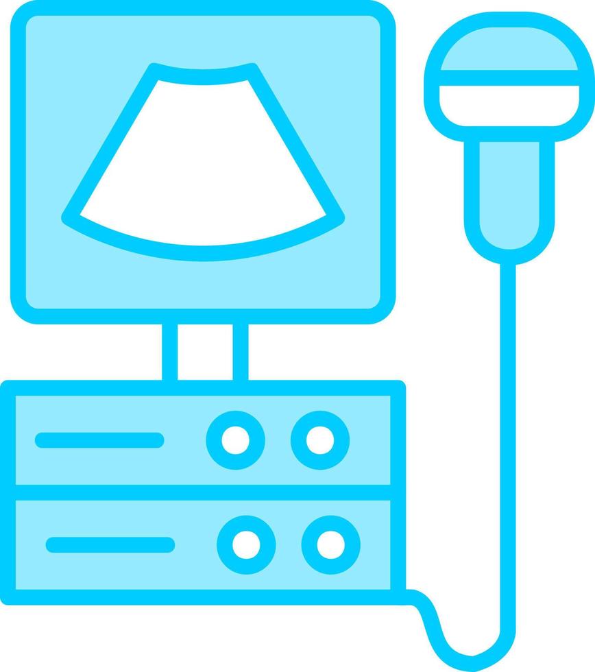 Ultrasound Machine Vector Icon