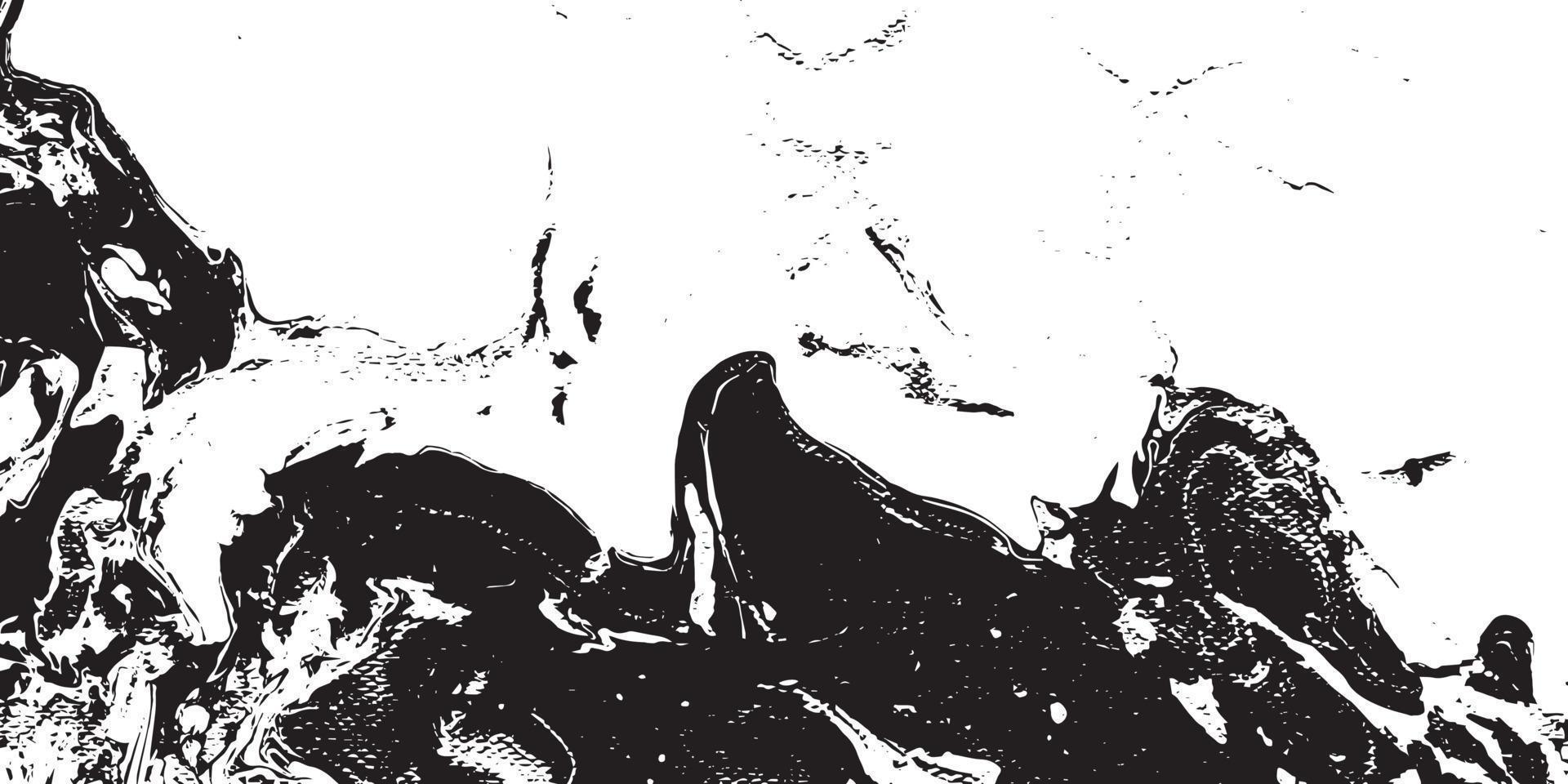 Grunge texture effect. Distressed overlay rough textured. Abstract vintage monochrome. Black isolated on white background. Graphic design element halftone style concept for banner, flyer, poster vector