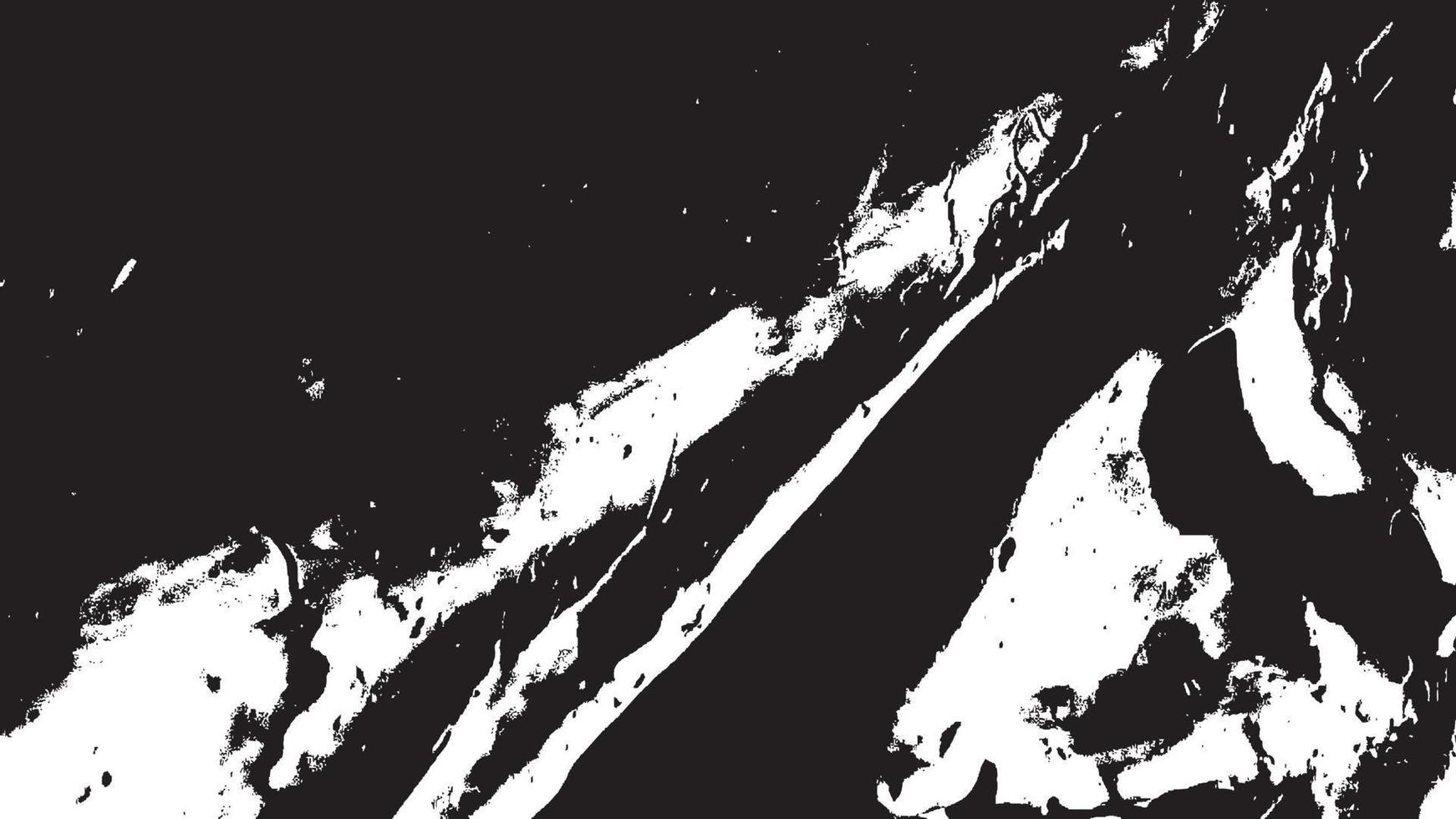 textura de superposición envejecida, fondo de grunge abstracto en blanco y negro, suciedad vectorial envejecida, textura de astillas, grietas, rasguños, desgastes, polvo, suciedad. vector