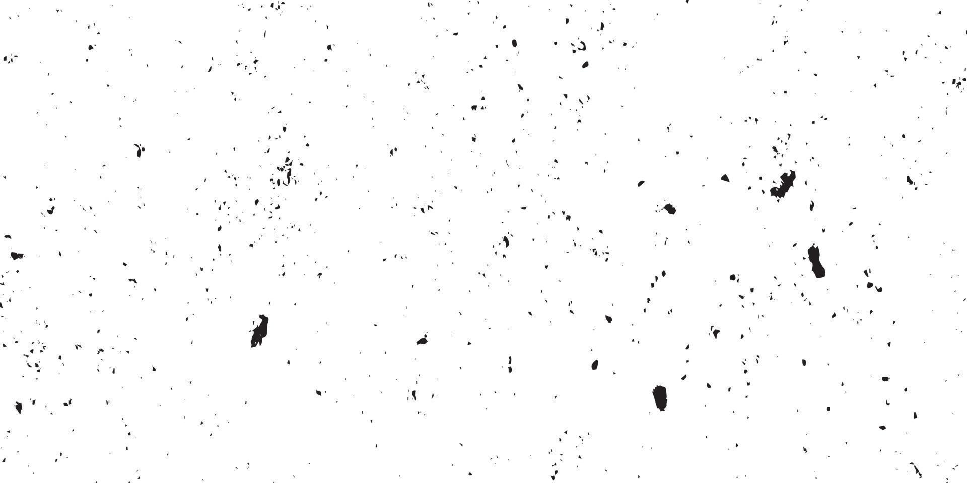 textura de superposición envejecida, fondo de grunge abstracto en blanco y negro, suciedad vectorial envejecida, textura de astillas, grietas, rasguños, desgastes, polvo, suciedad. vector