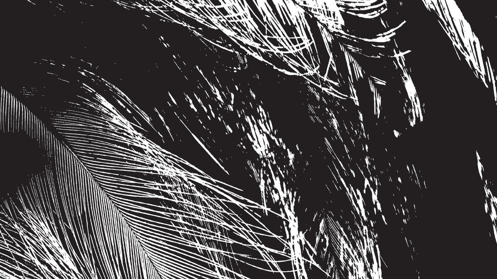 textura de superposición envejecida, fondo de grunge abstracto en blanco y negro, suciedad vectorial envejecida, textura de astillas, grietas, rasguños, desgastes, polvo, suciedad. vector