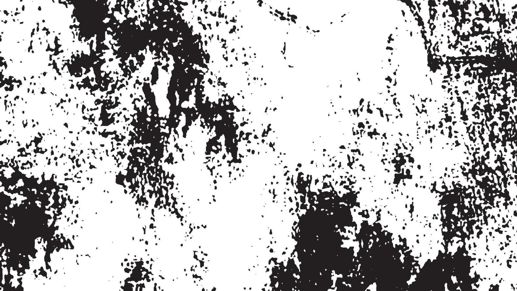 textura de superposición envejecida, fondo de grunge abstracto en blanco y negro, suciedad vectorial envejecida, textura de astillas, grietas, rasguños, desgastes, polvo, suciedad. vector