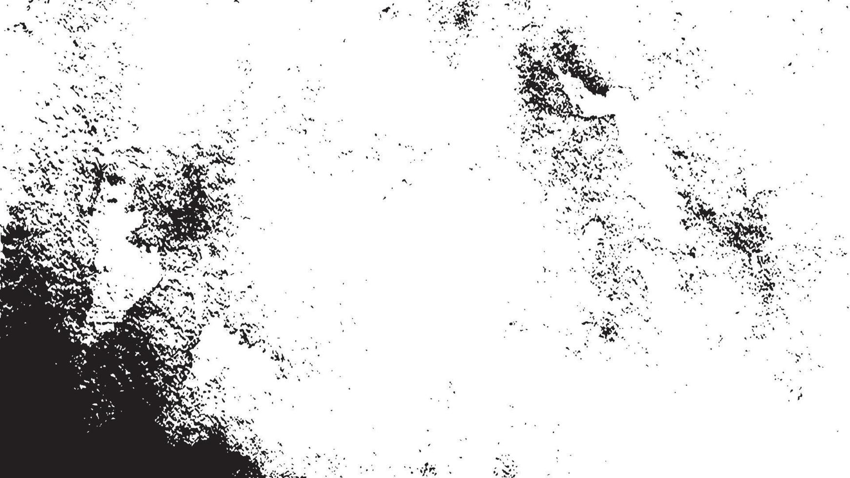 textura de superposición envejecida, fondo de grunge abstracto en blanco y negro, suciedad vectorial envejecida, textura de astillas, grietas, rasguños, desgastes, polvo, suciedad. vector