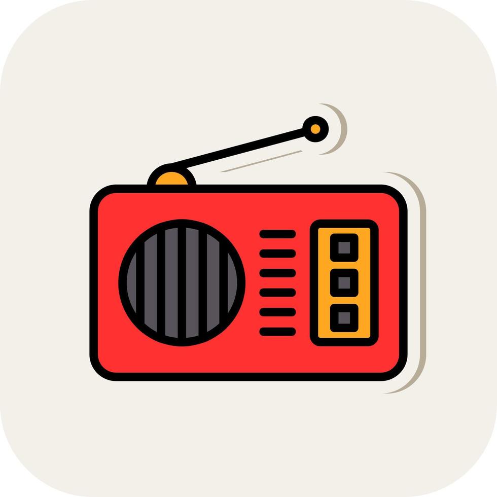 Radio Vector Icon Design