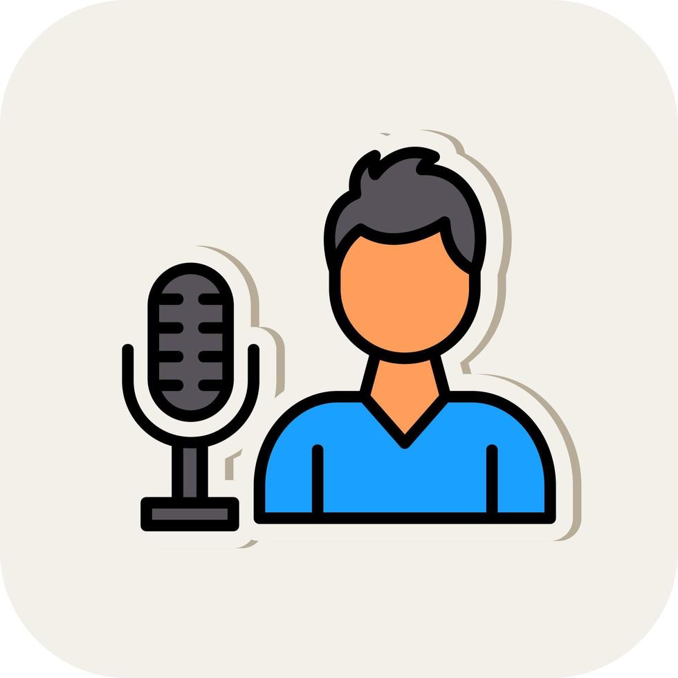 Singer Vector Icon Design