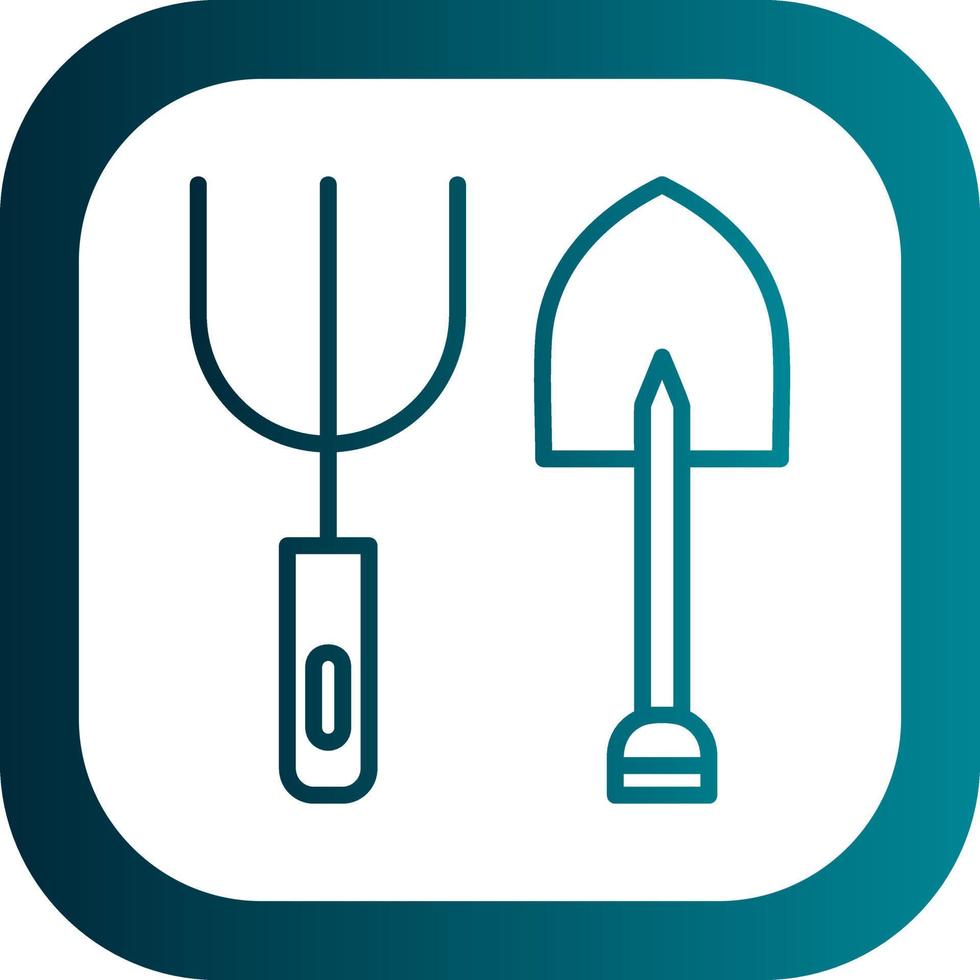 Pitchfork Vector Icon Design
