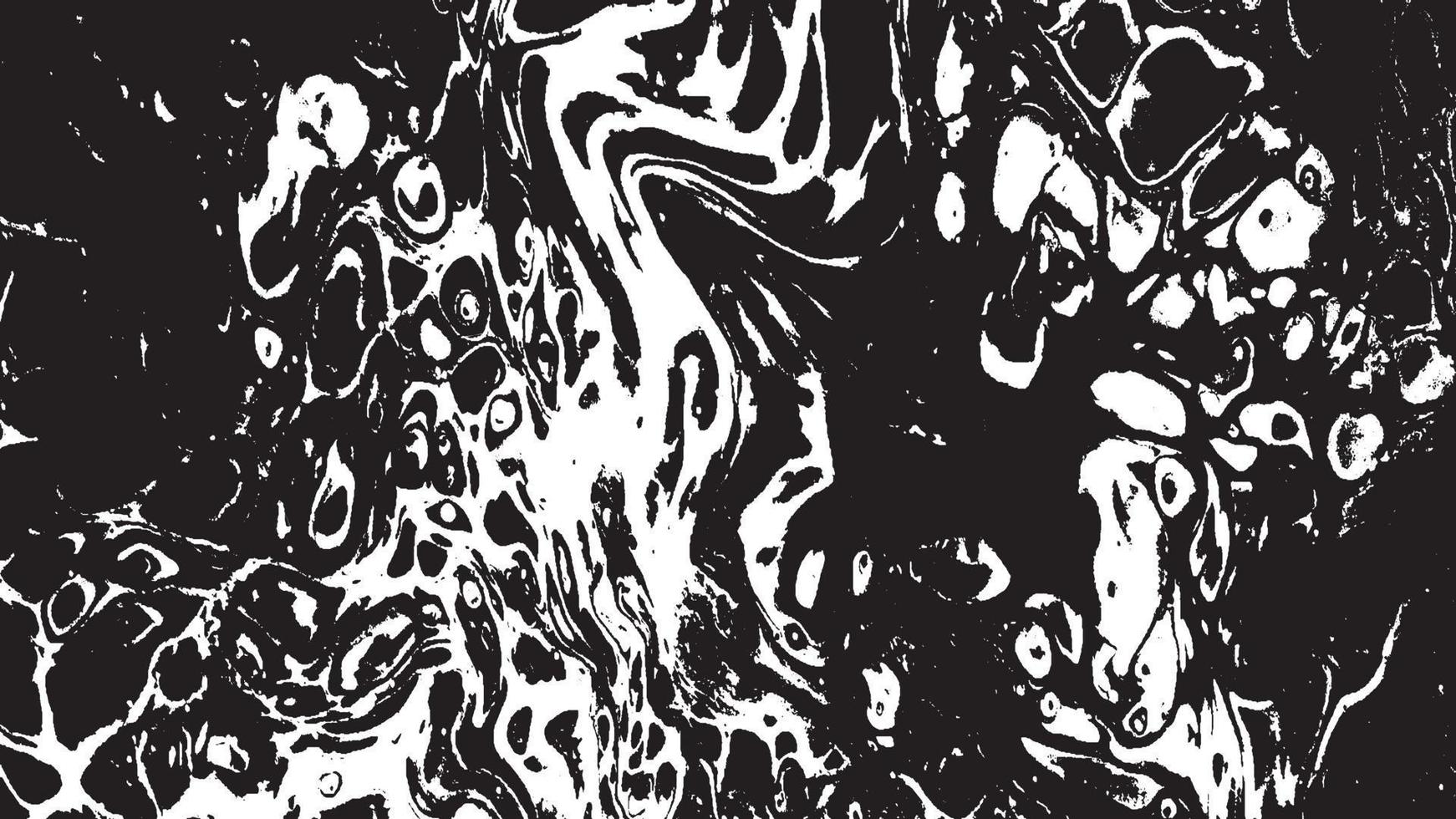 textura de superposición envejecida, fondo de grunge abstracto en blanco y negro, suciedad vectorial envejecida, textura de astillas, grietas, rasguños, desgastes, polvo, suciedad. vector