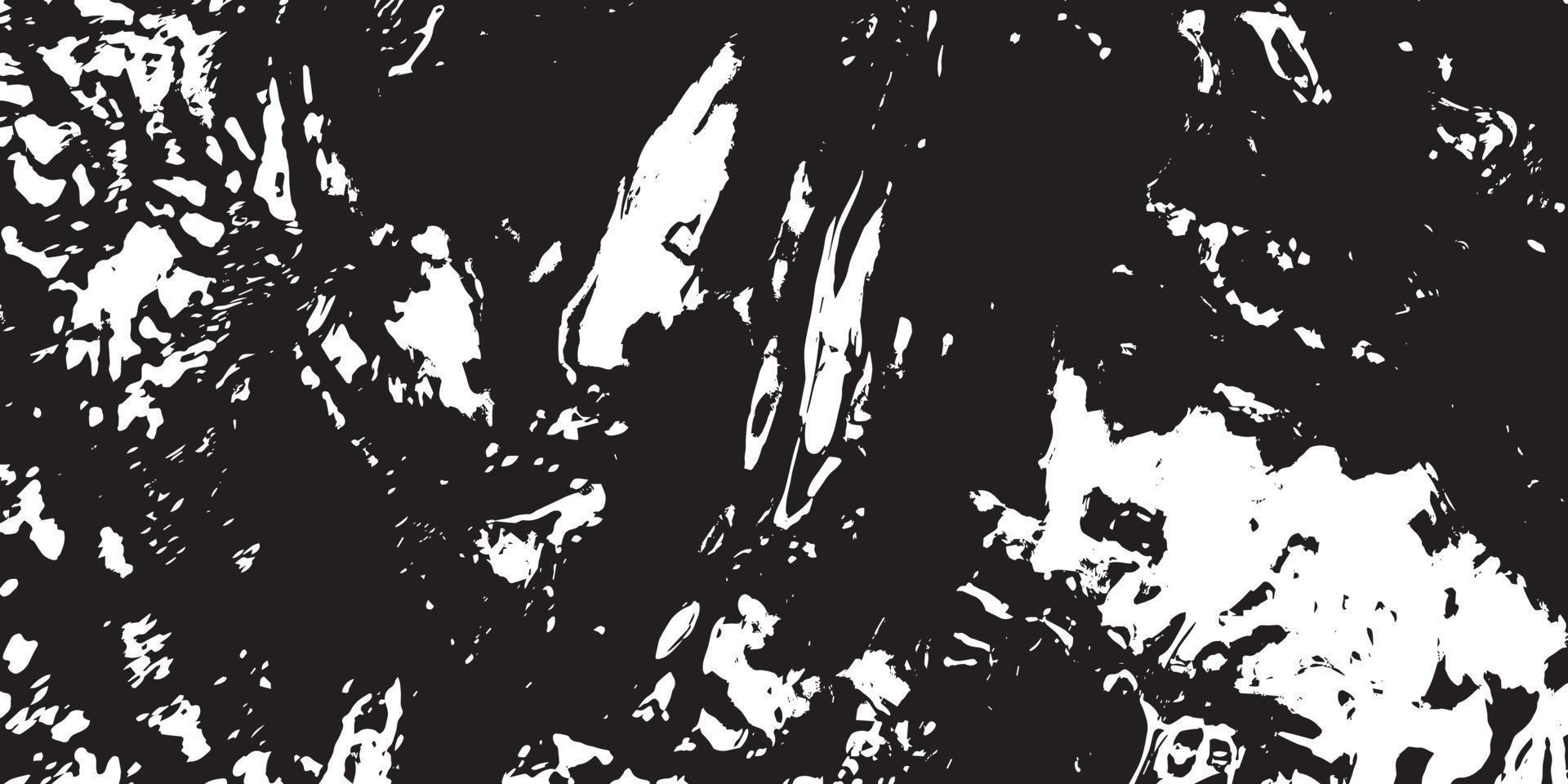 textura de superposición envejecida, fondo de grunge abstracto en blanco y negro, suciedad vectorial envejecida, textura de astillas, grietas, rasguños, desgastes, polvo, suciedad. vector