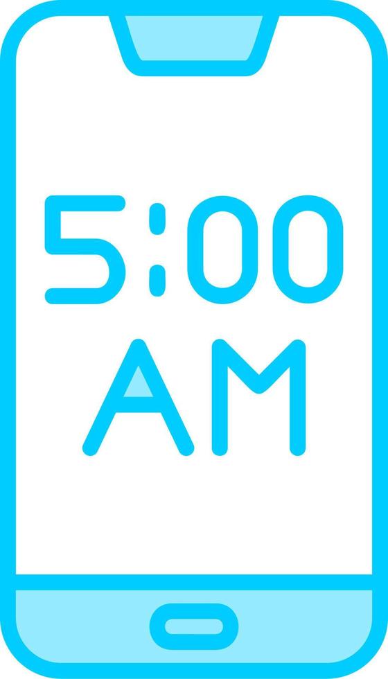 Smartphone Alarm Vector Icon