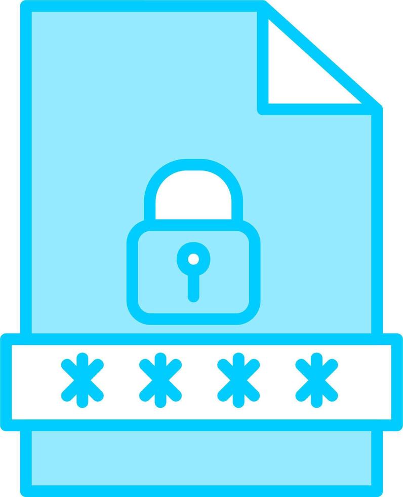 File Password Vector Icon