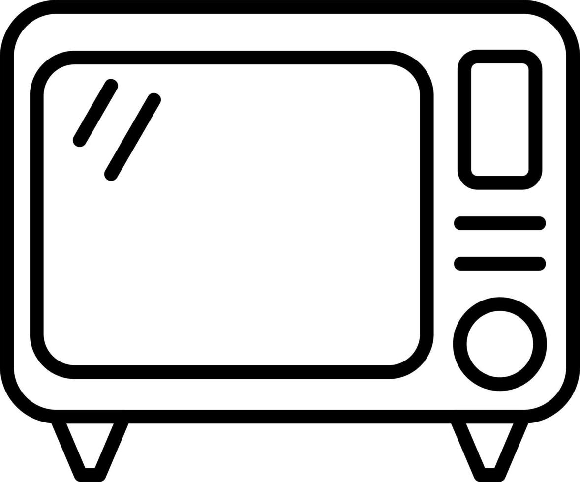 Old Tv Vector Icon