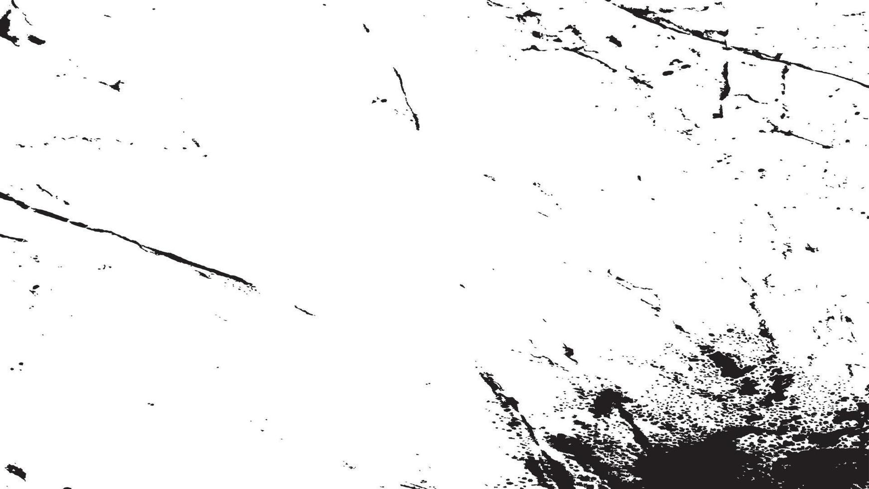 textura de superposición envejecida, fondo de grunge abstracto en blanco y negro, suciedad vectorial envejecida, textura de astillas, grietas, rasguños, desgastes, polvo, suciedad. vector