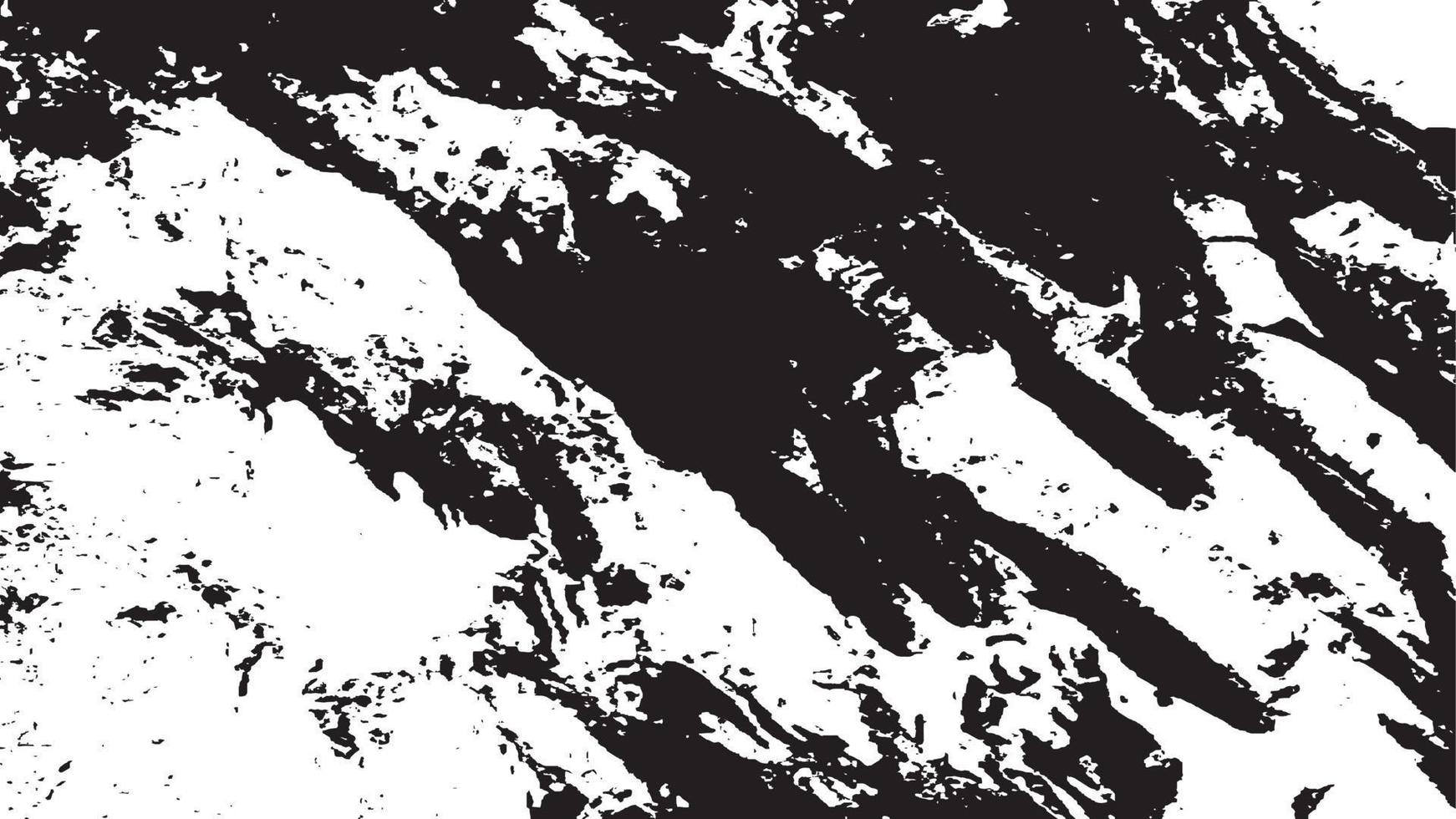 textura de superposición envejecida, fondo de grunge abstracto en blanco y negro, suciedad vectorial envejecida, textura de astillas, grietas, rasguños, desgastes, polvo, suciedad. vector