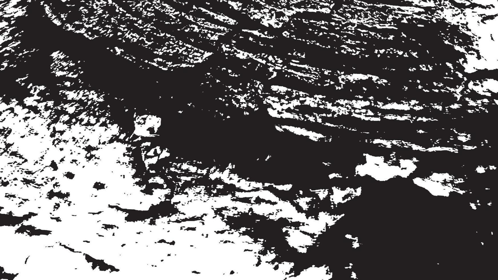 textura de superposición envejecida, fondo de grunge abstracto en blanco y negro, suciedad vectorial envejecida, textura de astillas, grietas, rasguños, desgastes, polvo, suciedad. vector