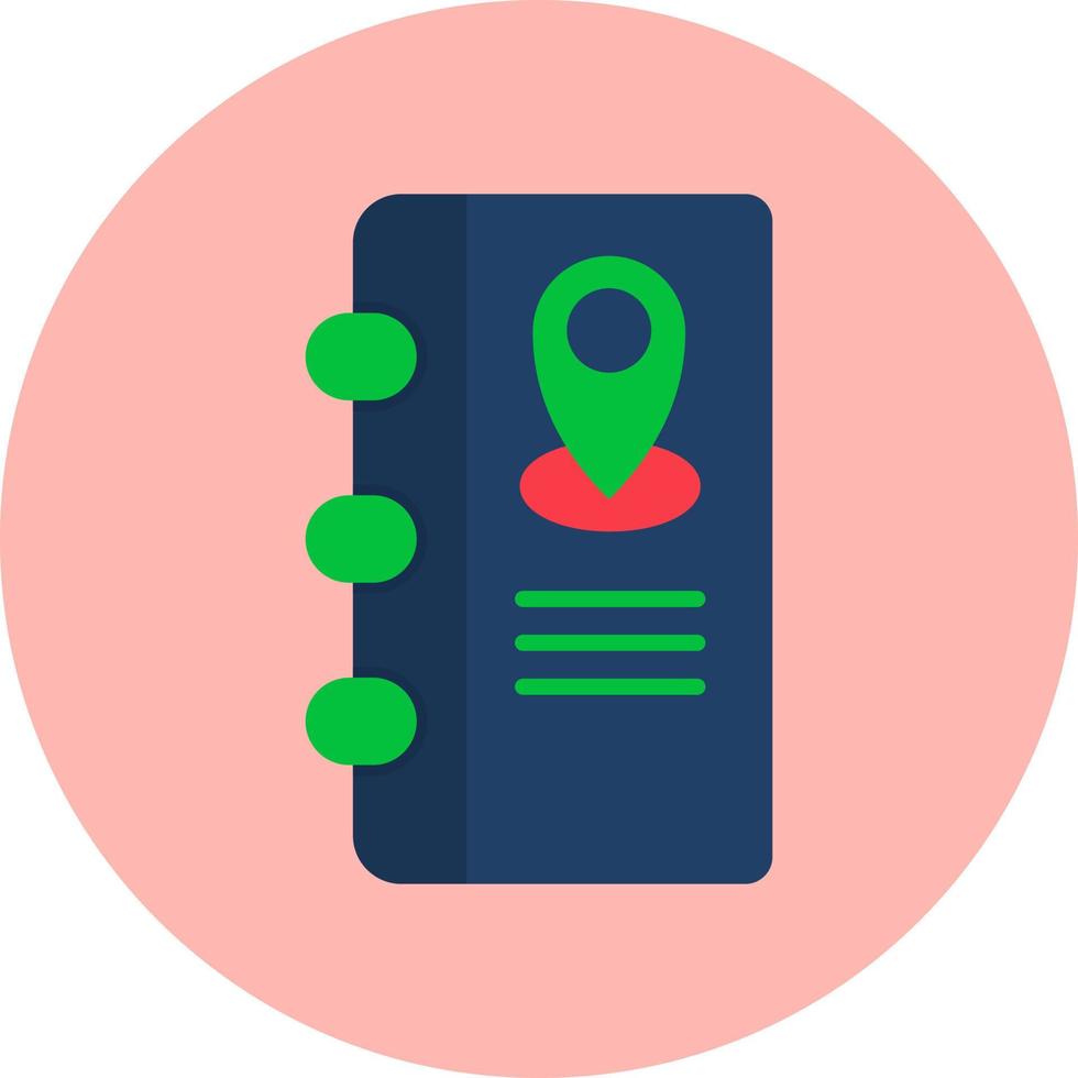 Address Book Vector Icon 19977508 Vector Art at Vecteezy