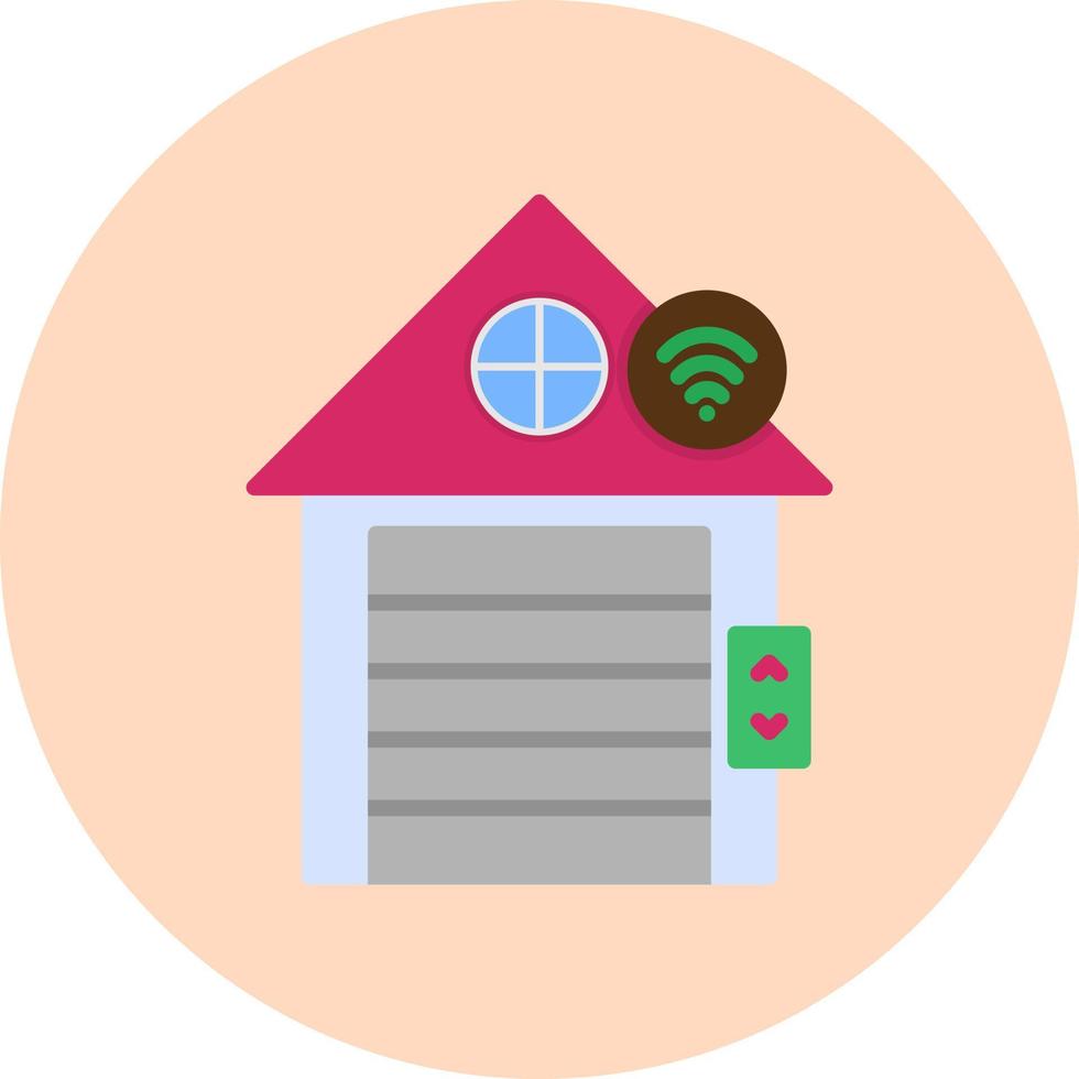 Smart Garage Vector Icon