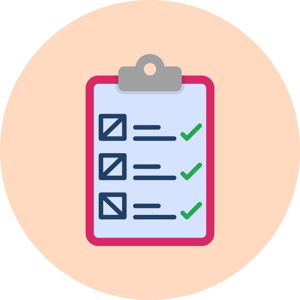 Checklist Vector Icon