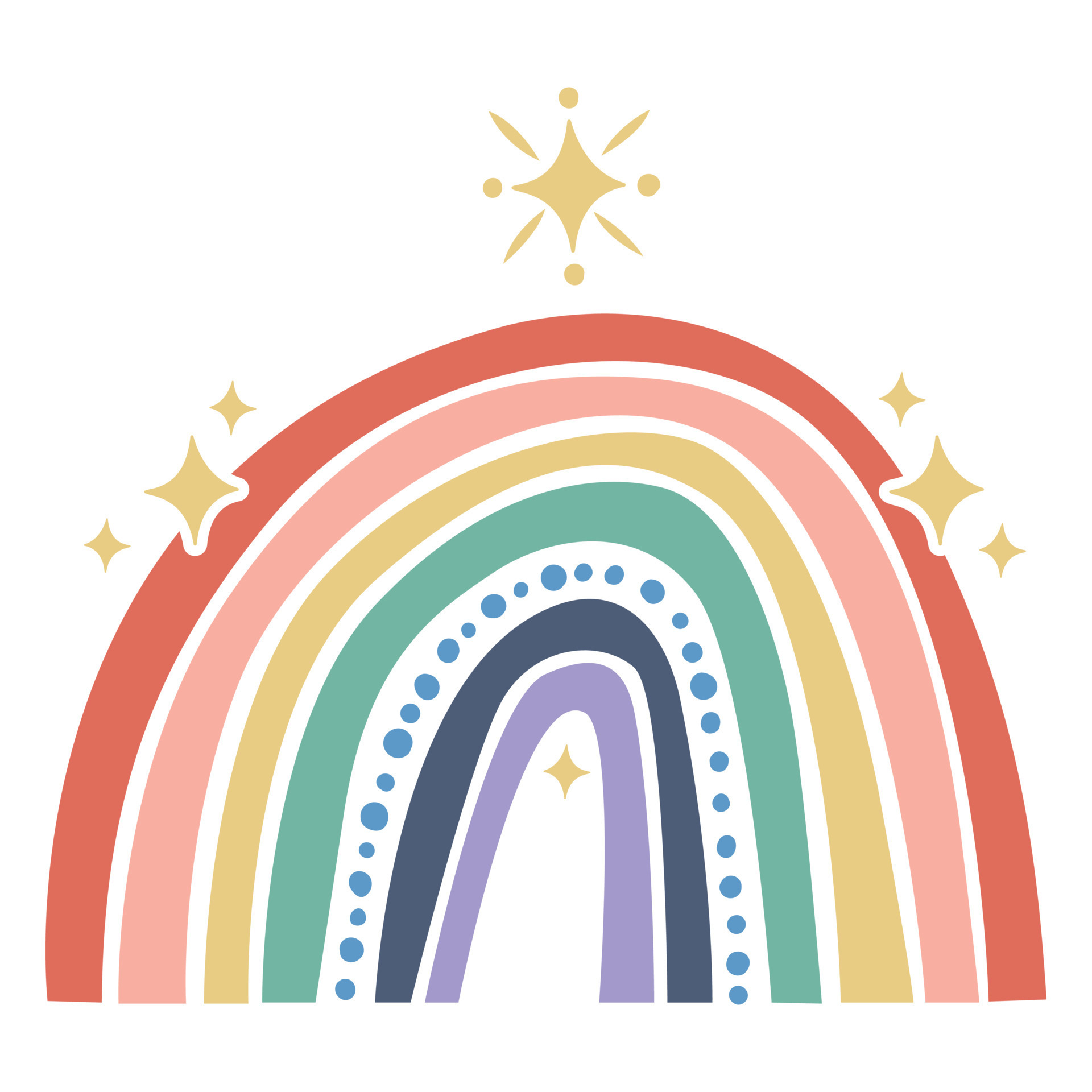 Shiny Rainbow Flat 19977610 Vector Art at Vecteezy