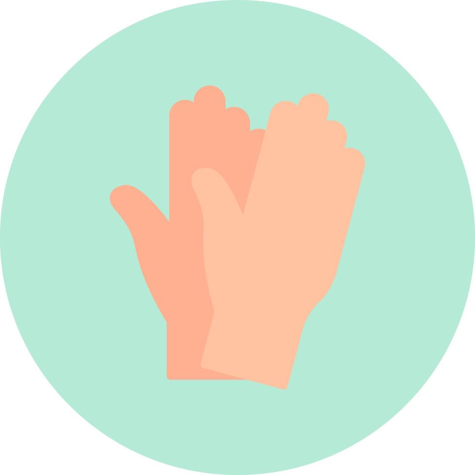 Saftey Gloves Vector Icon