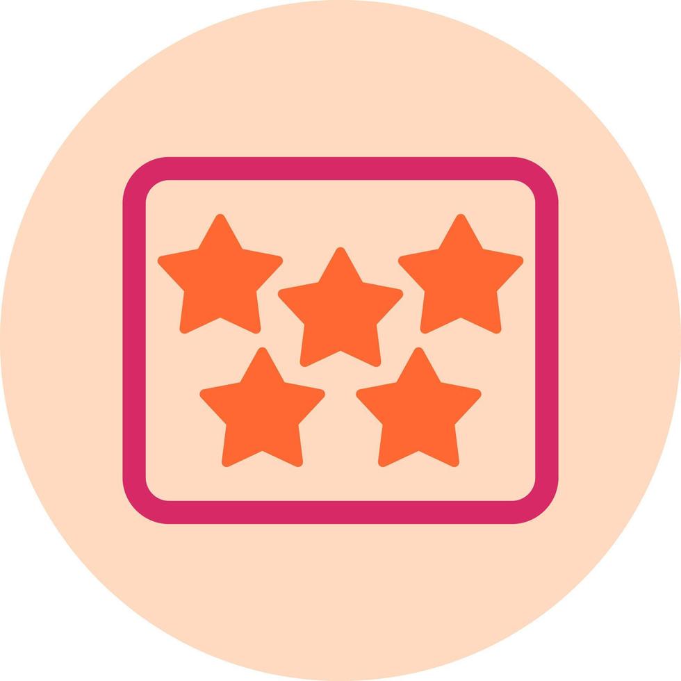 Five Star Vector Icon