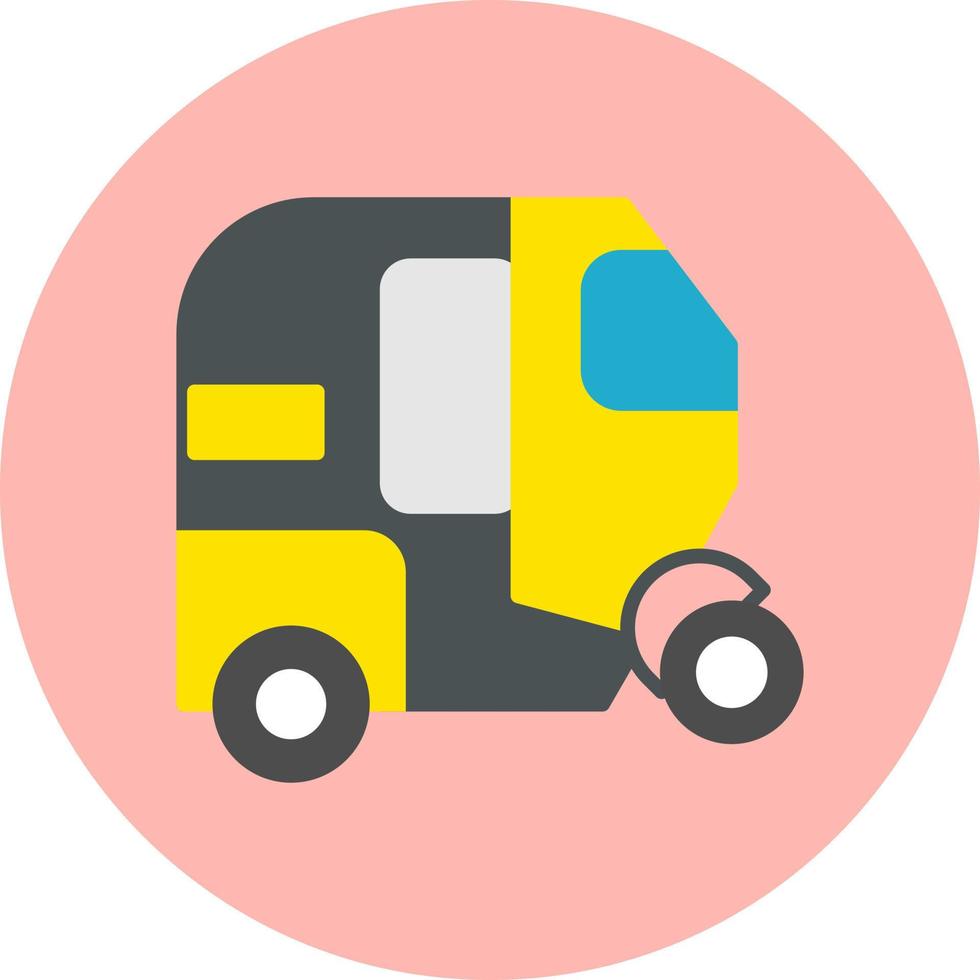 Tuk Tuk Vector Icon