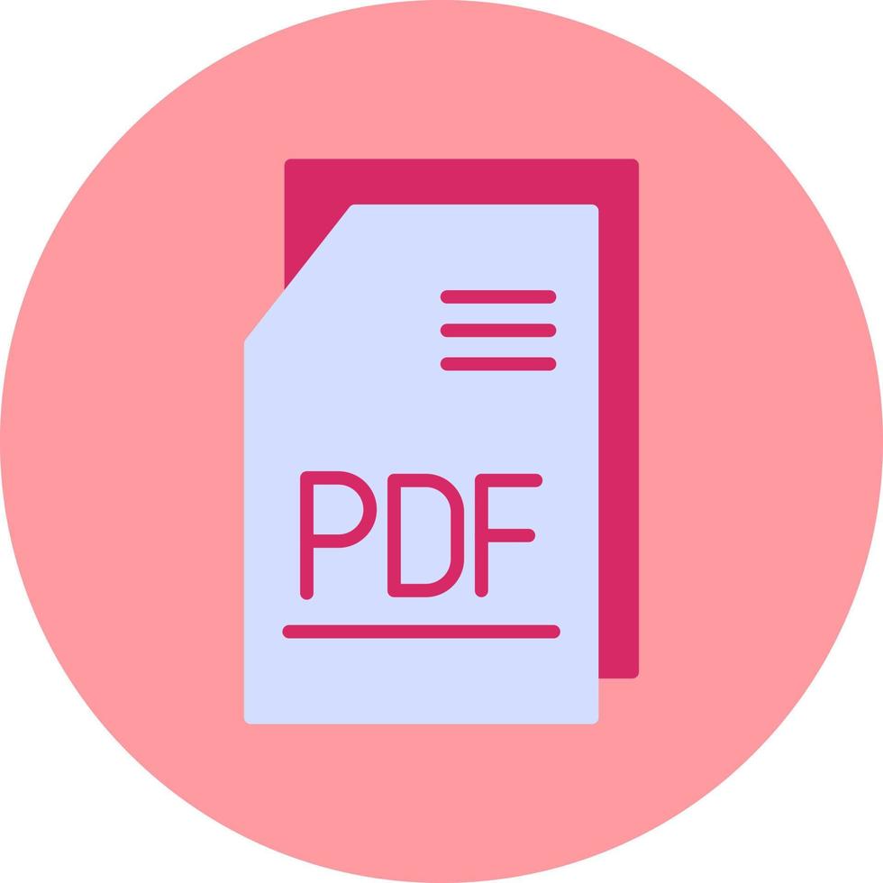 pdf archivo vector icono