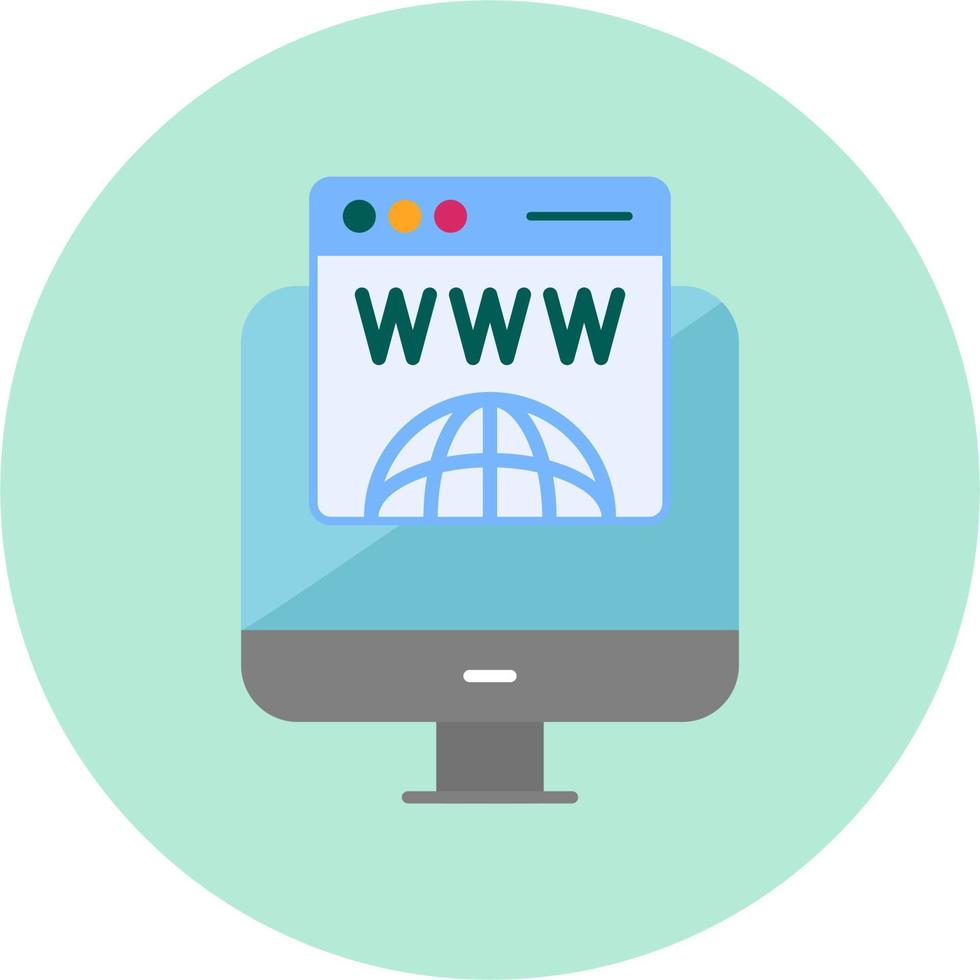 Domain Registration Vector Icon