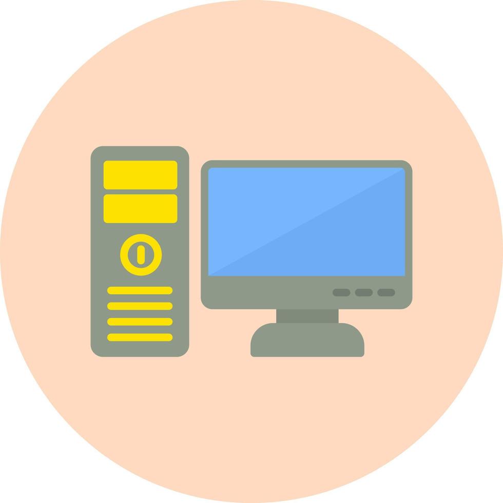 Computer Vector Icon