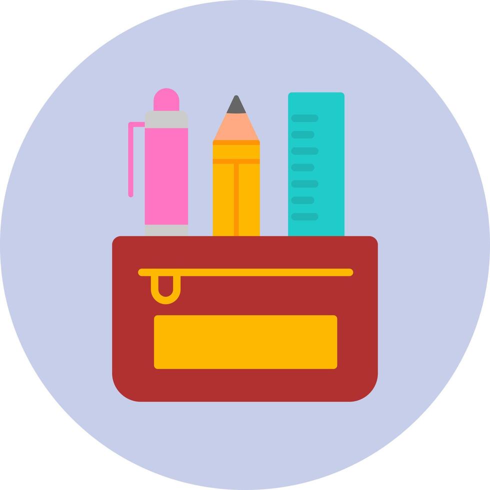 Pencil Case Vector Icon