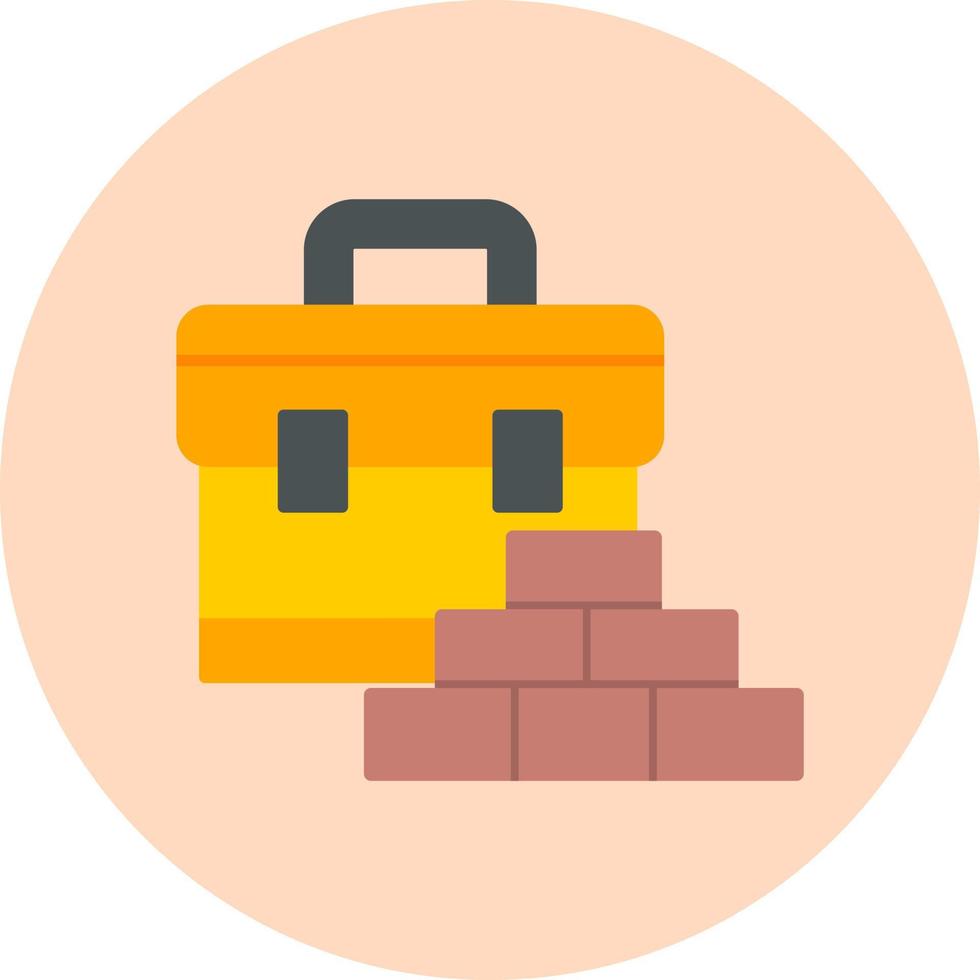 Construction Portfolio Vector Icon