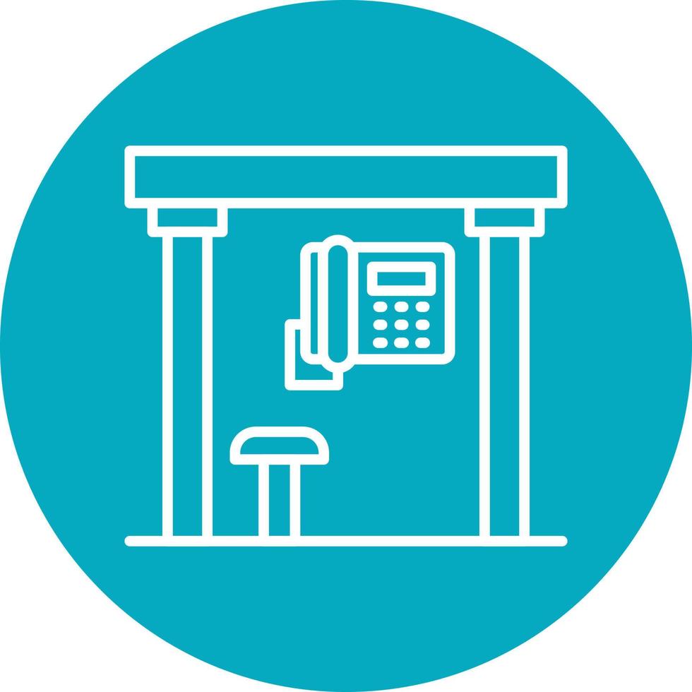 Telephone Box Vector Icon