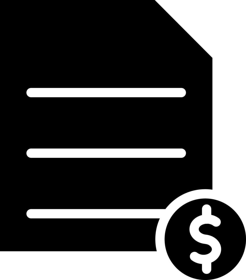 Receipt Vector Icon