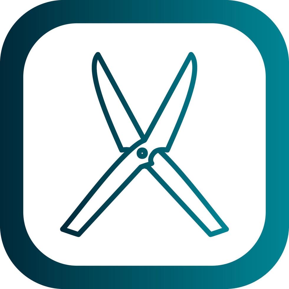 Secateurs Vector Icon Design