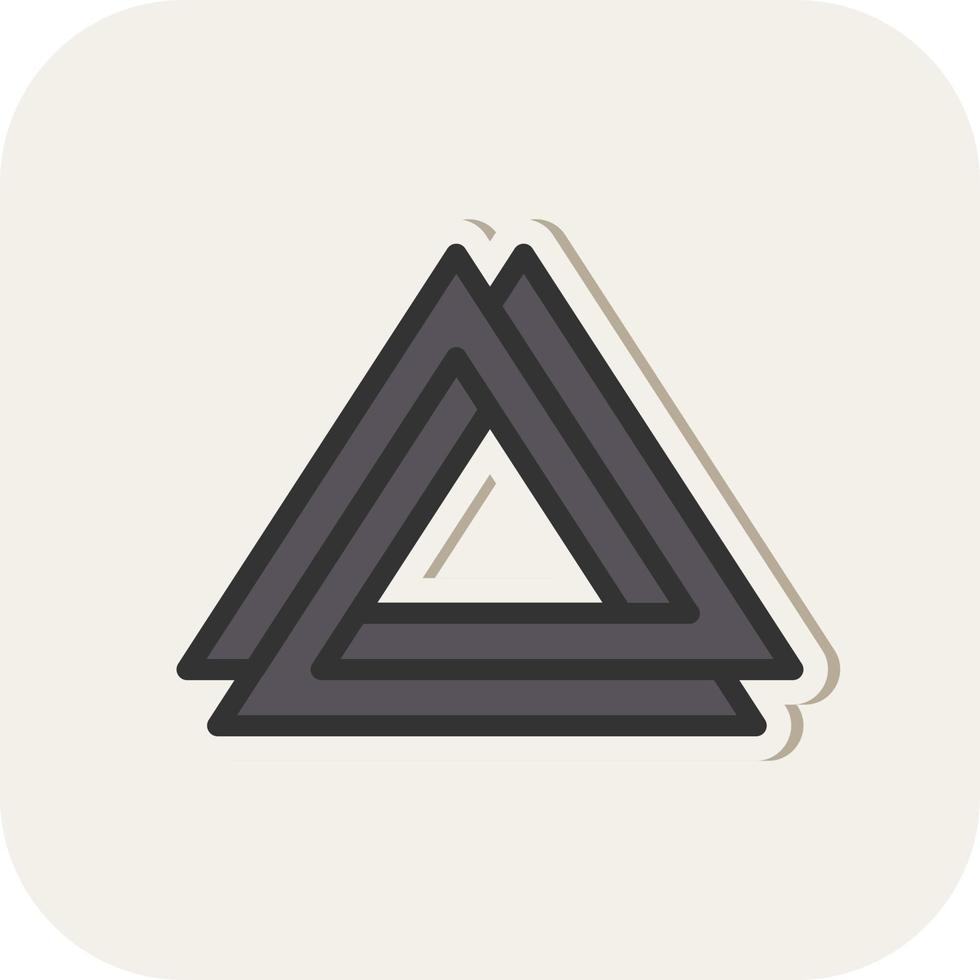 Valknut Vector Icon Design