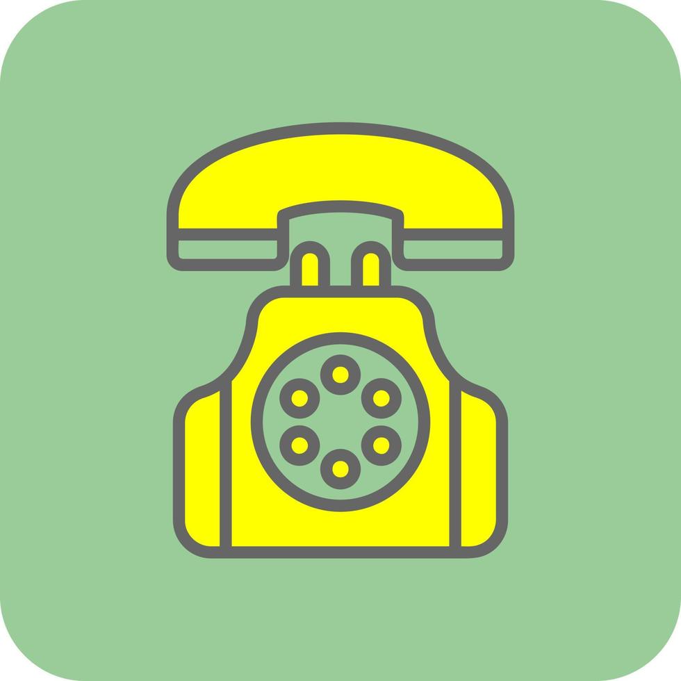 Telephone Vector Icon Design