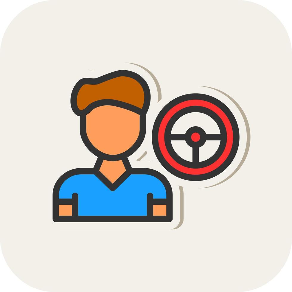 Driving Vector Icon Design