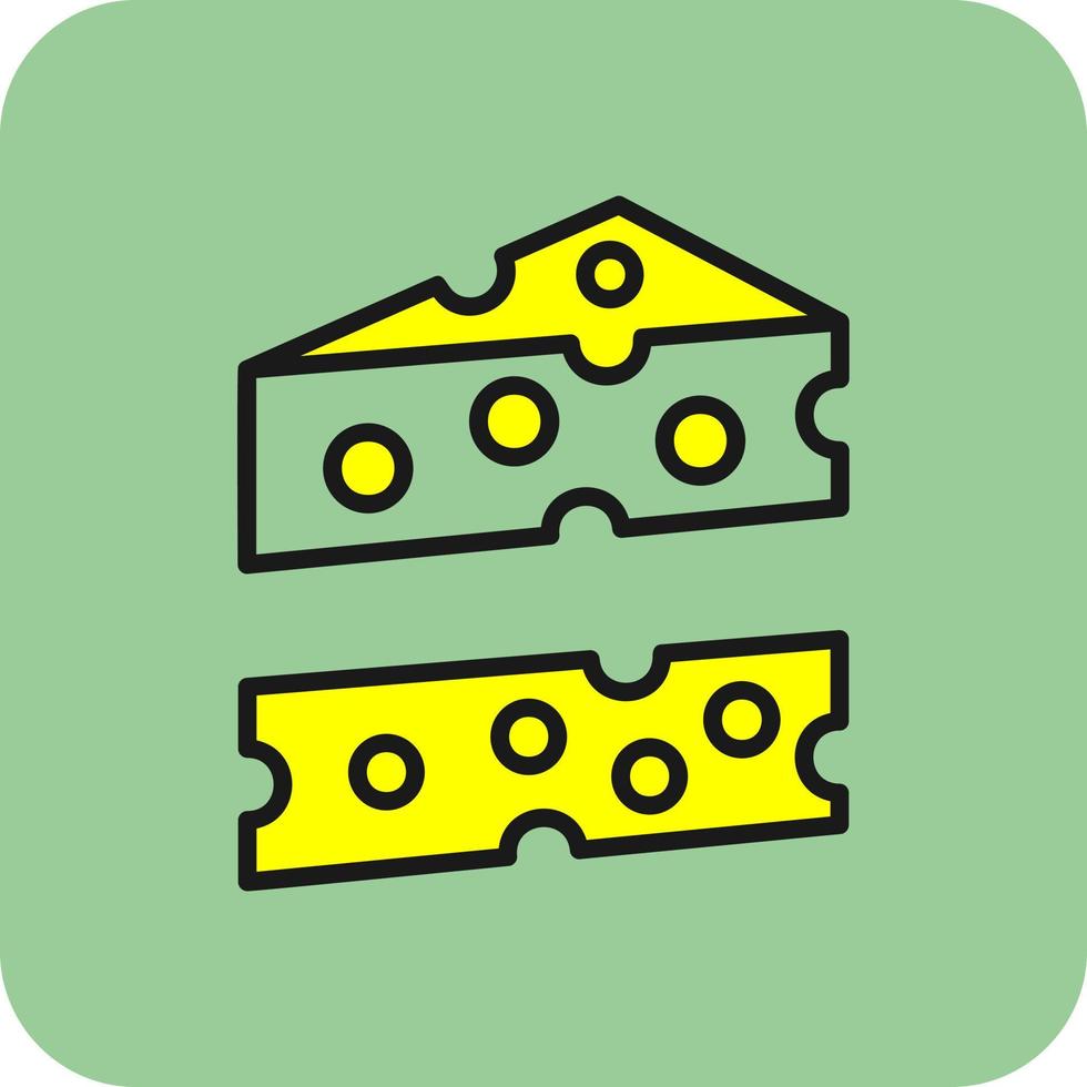 diseño de icono de vector de queso