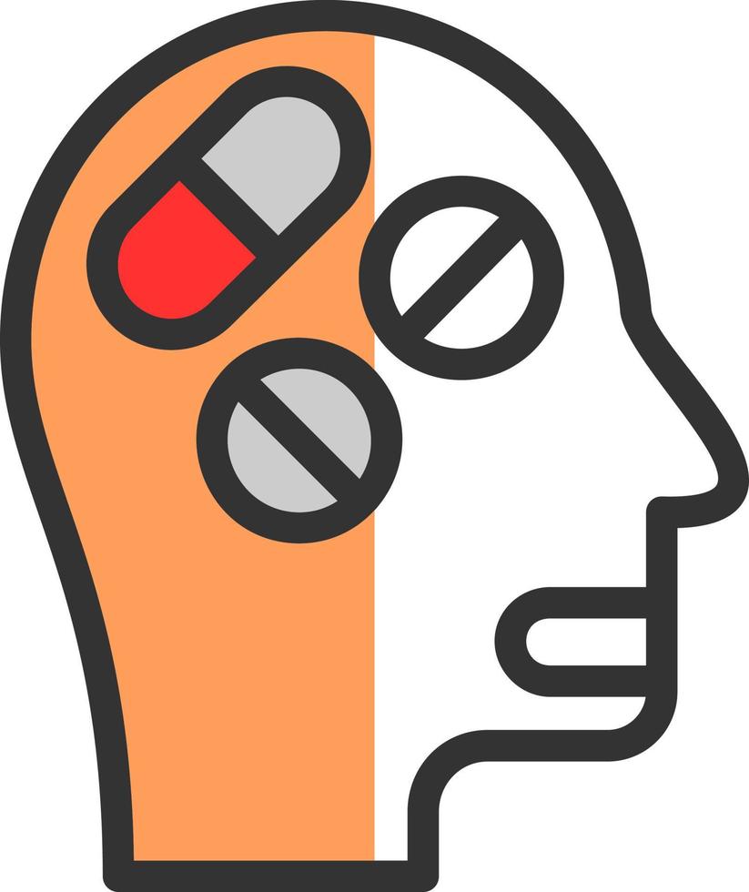 Drug Addict Vector Icon Design