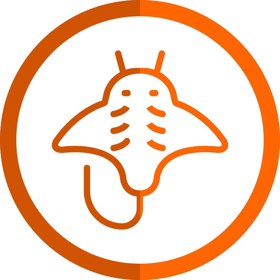 Stingray Vector Icon Design