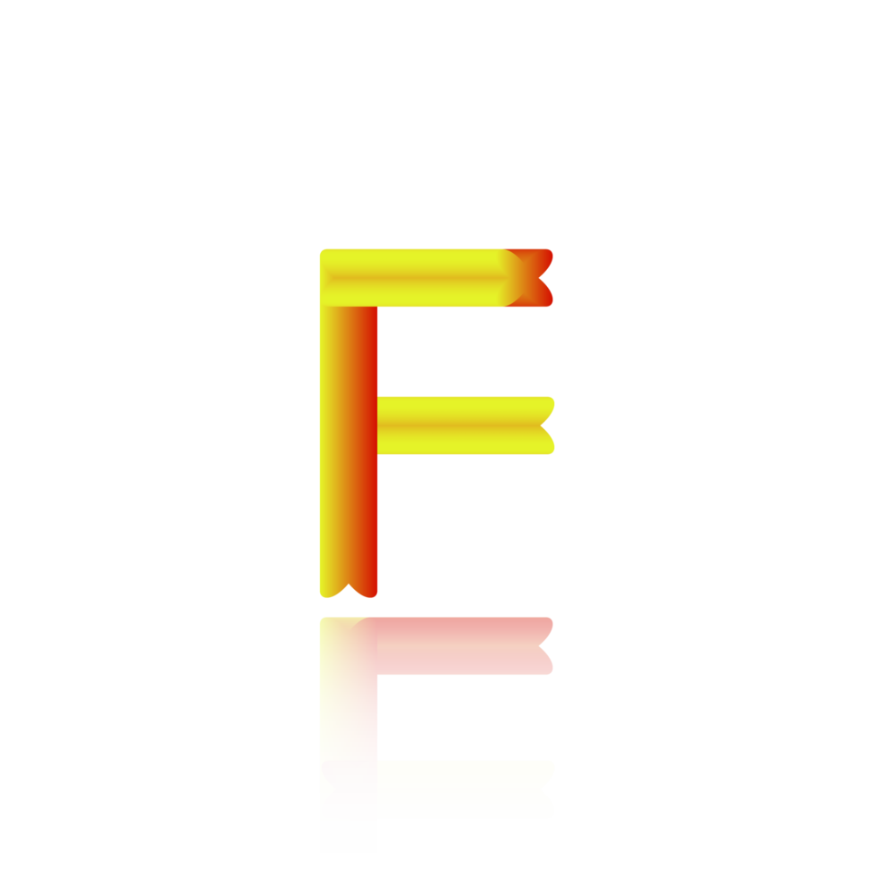 3d ilustração liquidificador texto alfabeto f em uma transparente fundo adequado para Projeto logotipo símbolos png