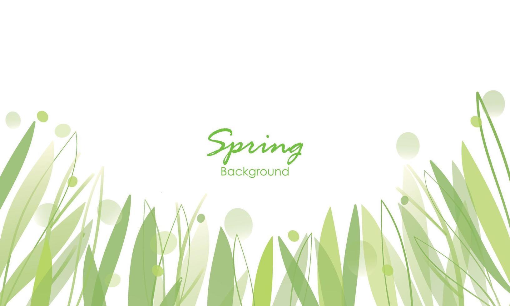 spring leaves background vector