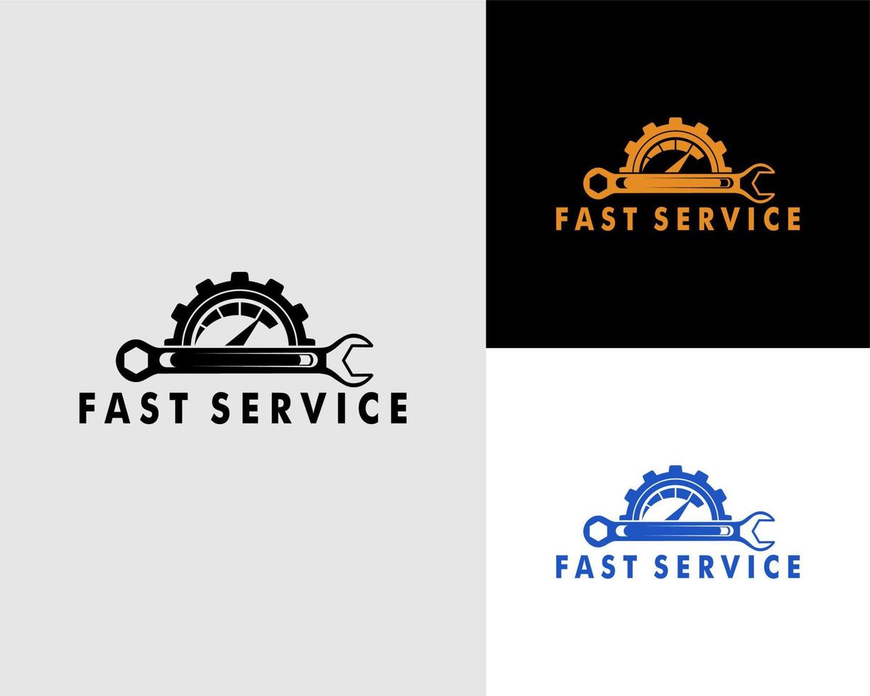 Car Garage Premium Concept Logo Design, Auto speed logo vector inspiration