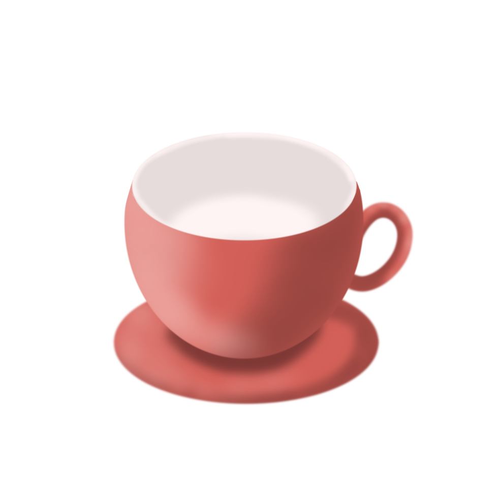 Illustration of a ceramic cup png