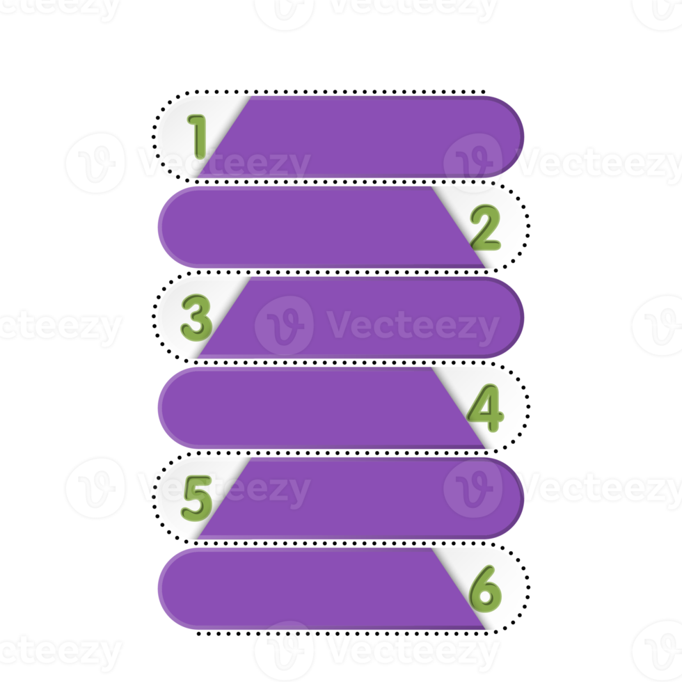 infografía con 6 pasos, procesos u opciones. png