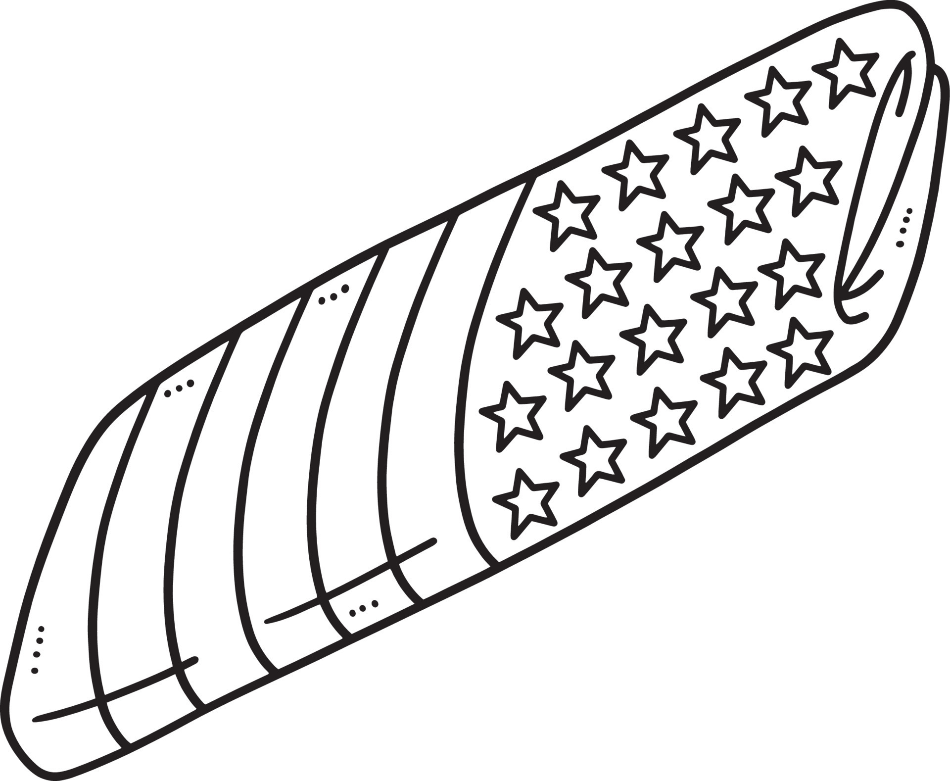 Folded American Flag Isolated Coloring Page 19979669 Vector Art at Vecteezy