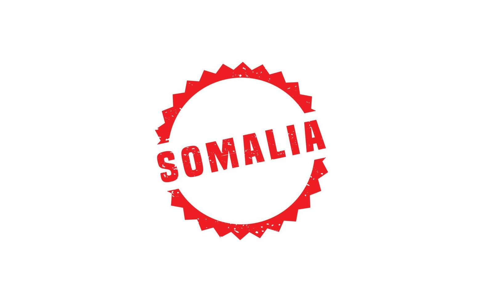 Somalia sello caucho con grunge estilo en blanco antecedentes vector