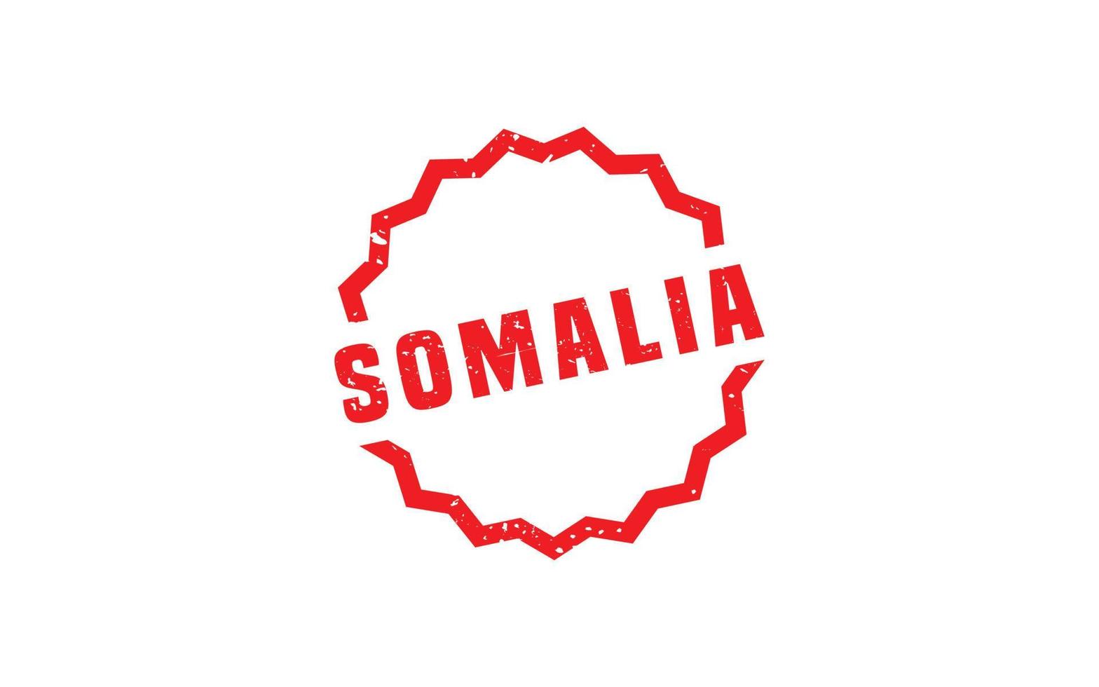 Somalia sello caucho con grunge estilo en blanco antecedentes vector