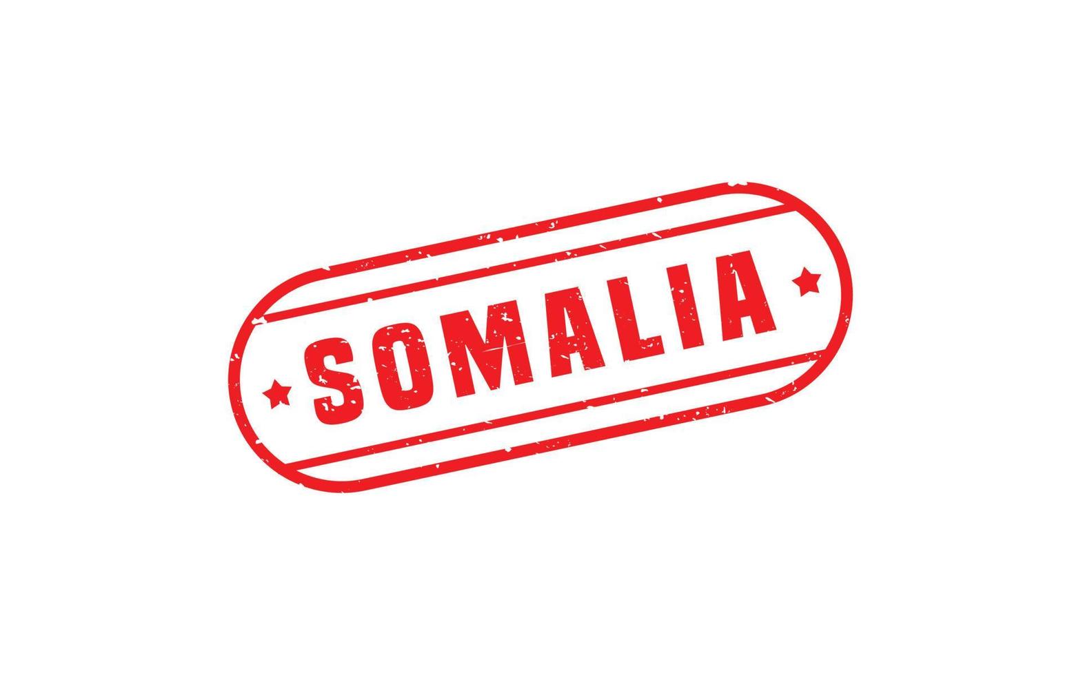 Somalia sello caucho con grunge estilo en blanco antecedentes vector